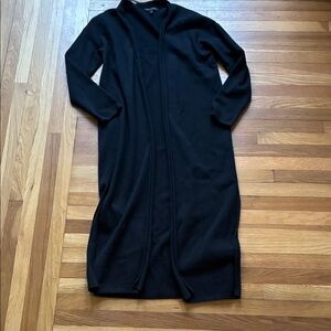 Black Long Open Front Cardigan Banana republic size small